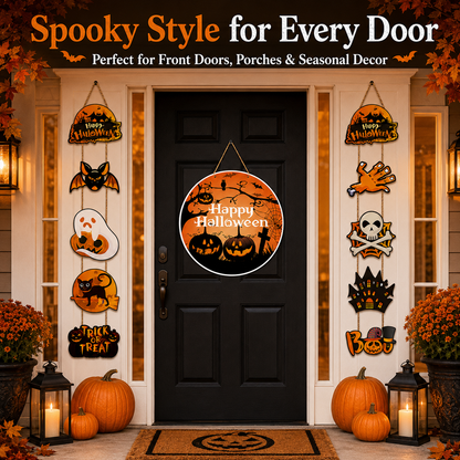 Halloween Trick-or-Treat Door Hanging Decoration